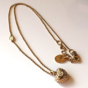Vintage Juicy Couture crystal rhinestones necklace